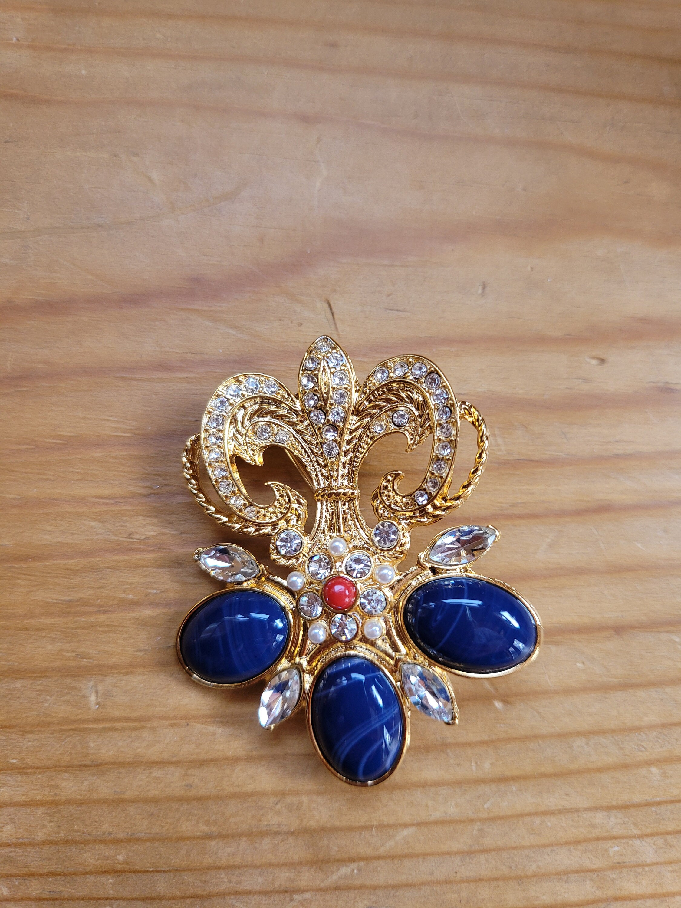 Fleur Di Lis Brooch - Etsy