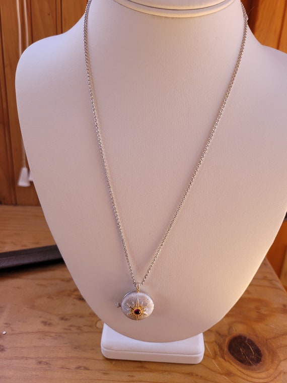 Ruby Locket Necklace - image 4