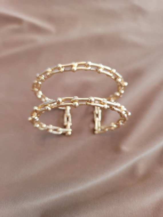 Chain Link Cuff Bracelet