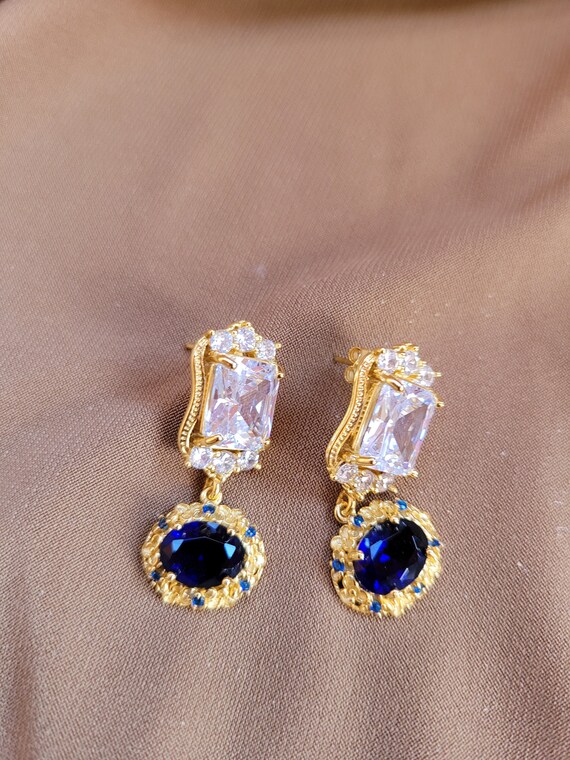 Sapphire Earrings - image 3