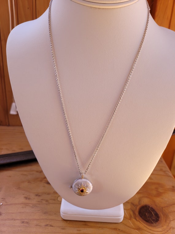 Ruby Locket Necklace - image 5
