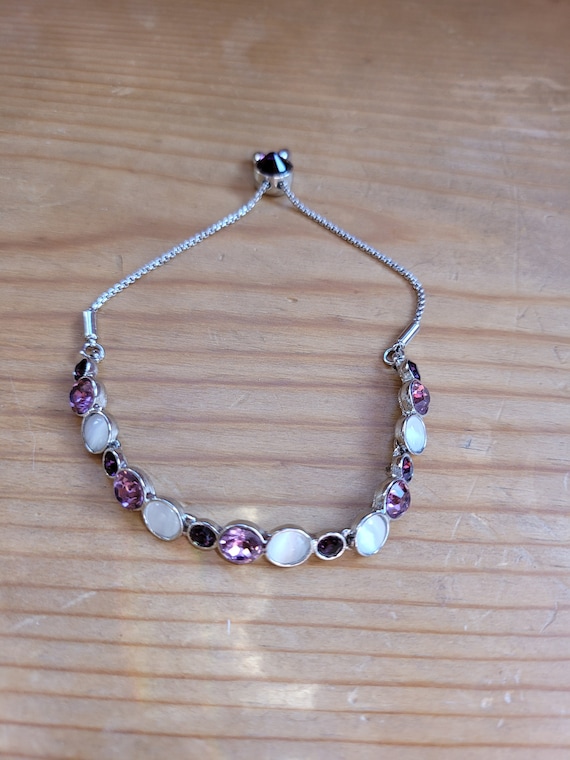 Amethyst and Moonstone Bracelet - image 1