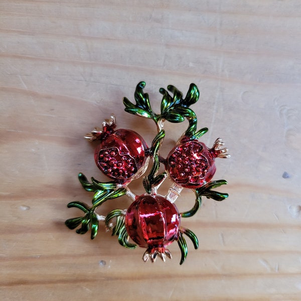 Wonderful Pomegranate Brooch