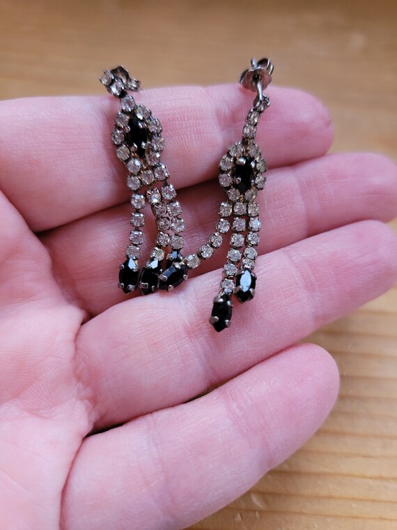 Diamond Tassel Earrings - image 6