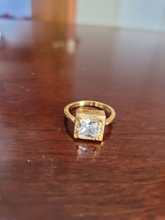 Diamond Solitaire Ring - image 3