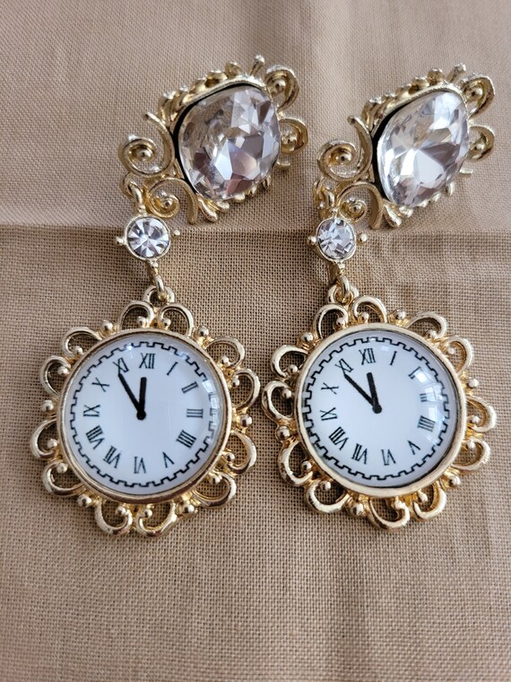 Clock Earrings - image 5