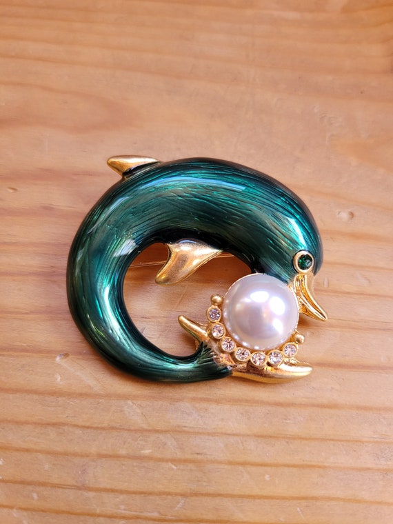 Dolphin Brooch