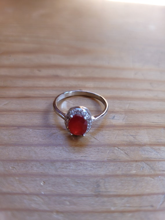 Ruby Solitaire Ring