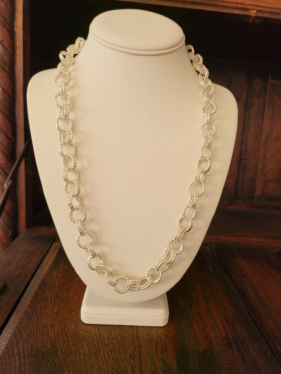 Silver Chain Necklace - image 4
