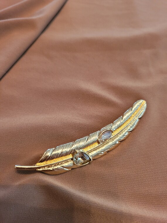 Feather Brooch View 2