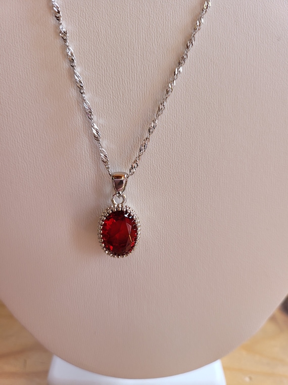 Ruby Jewelry Set