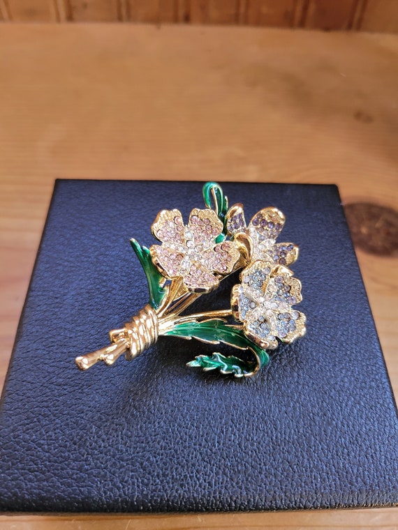 Floral Brooch - image 9