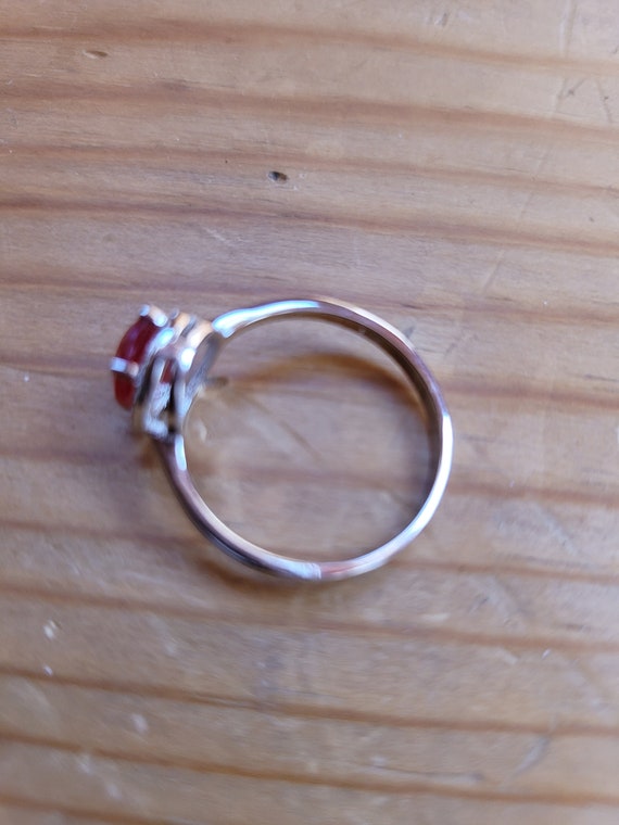 Ruby Solitaire Ring - image 7