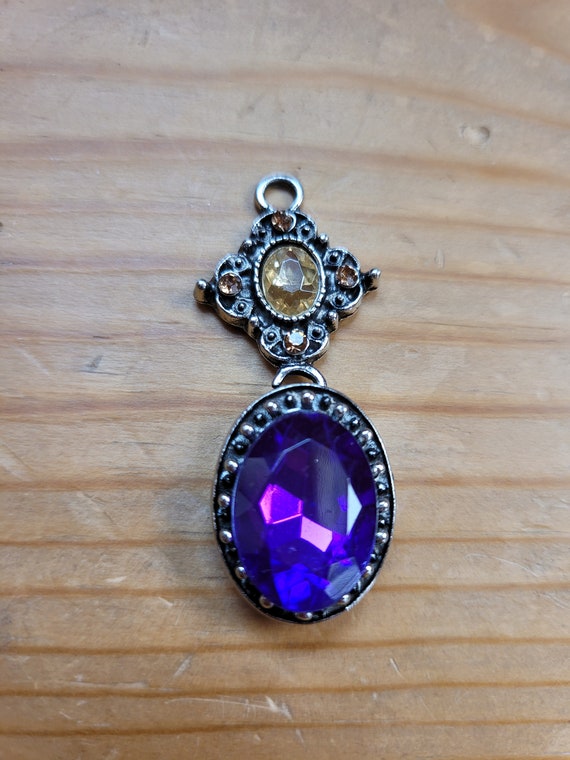 Amethyst and Citrine Pendant