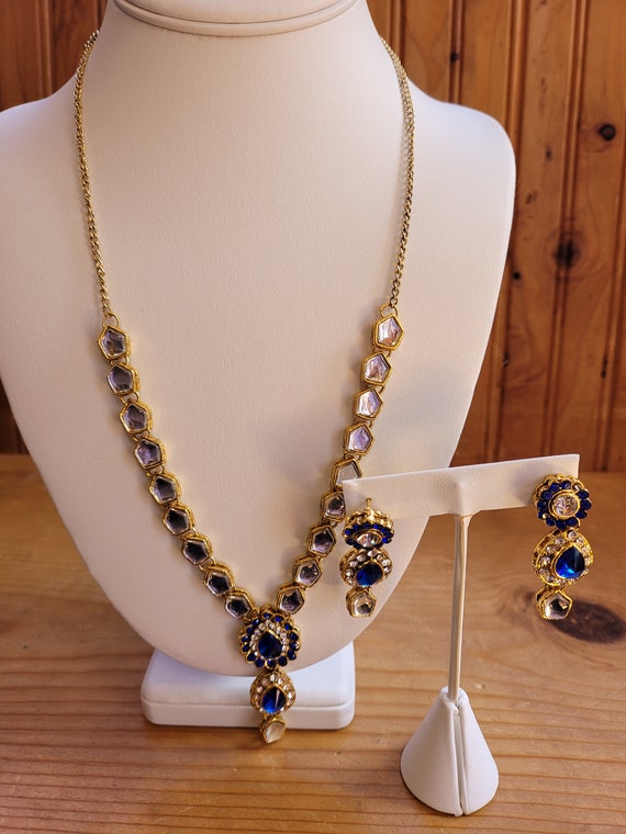 Austrian Crystal Necklace and Earring Set