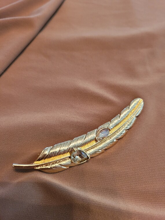 Feather Brooch View 3