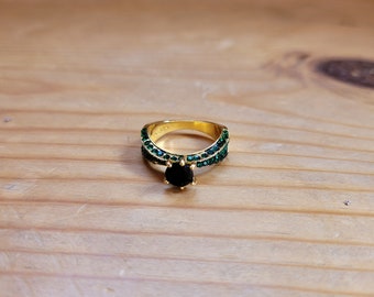 Sapphire and Emerald Ring