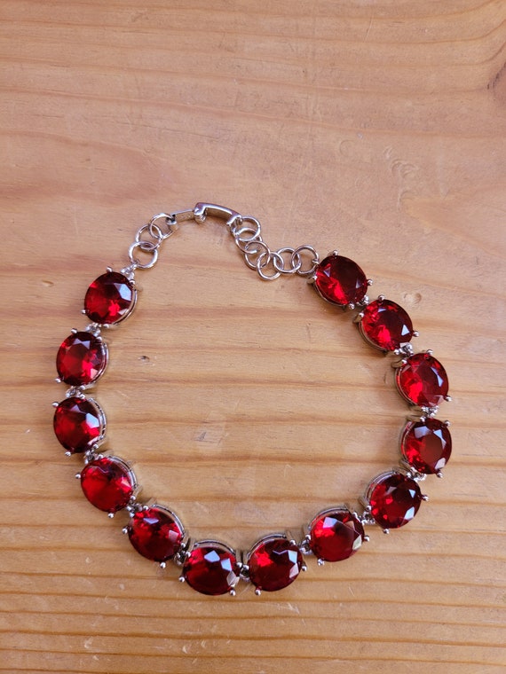 Ruby bracelet etsy deals