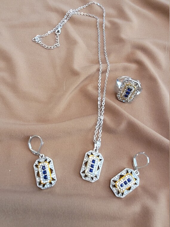 Sapphire Jewelry Set - image 1