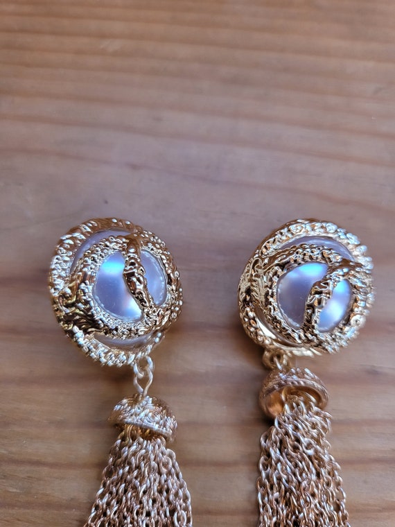 Pearl Tassel Earrings