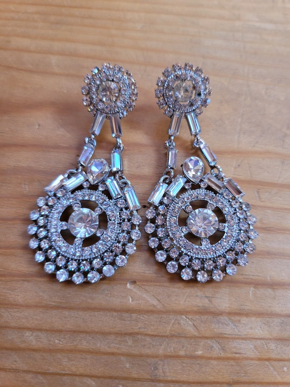 Disk Drop Earrings - image 1