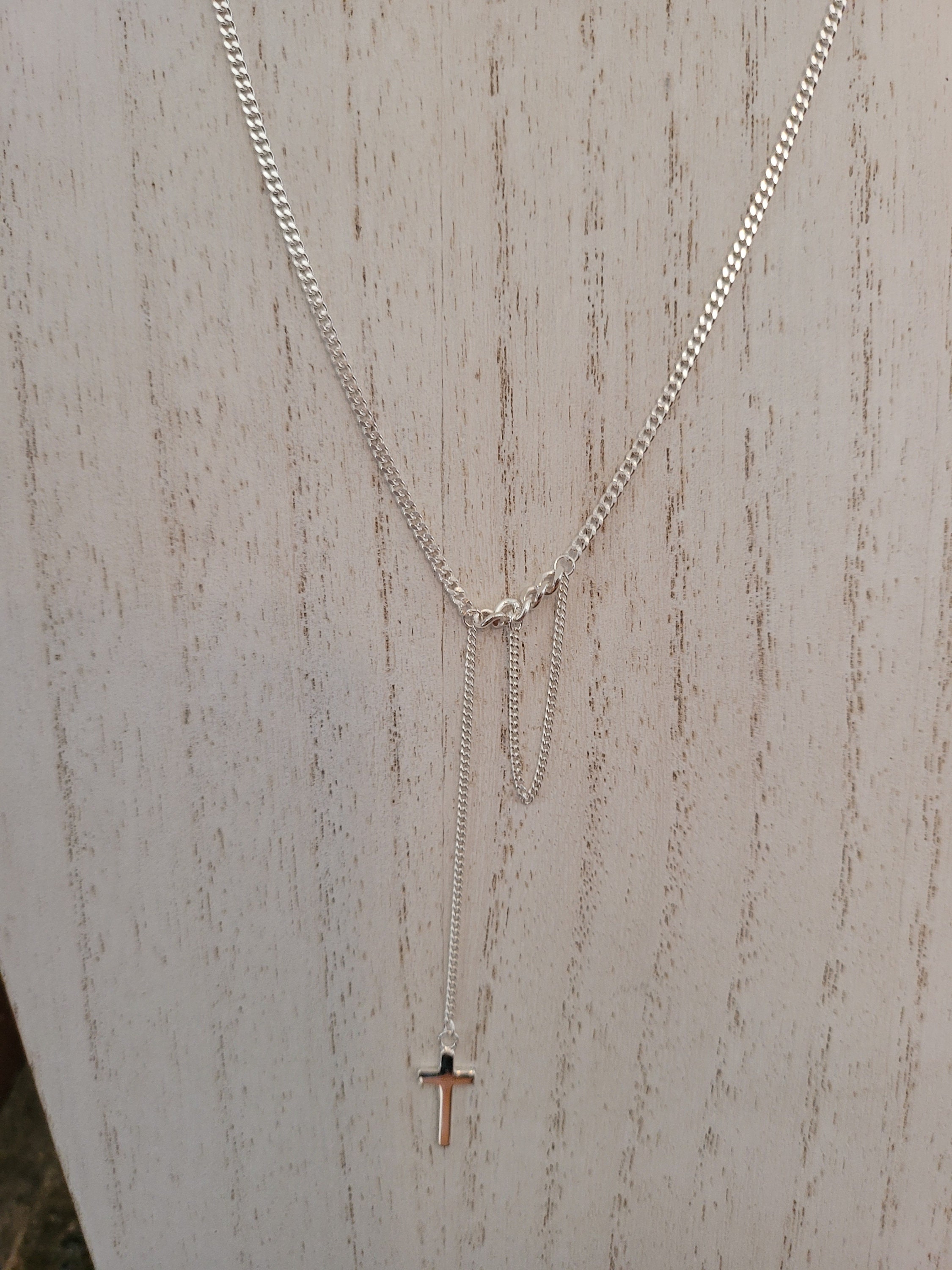 Cross Tassel Necklace - Etsy