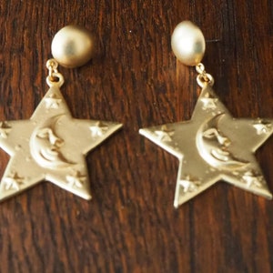 Starry Moon Earrings