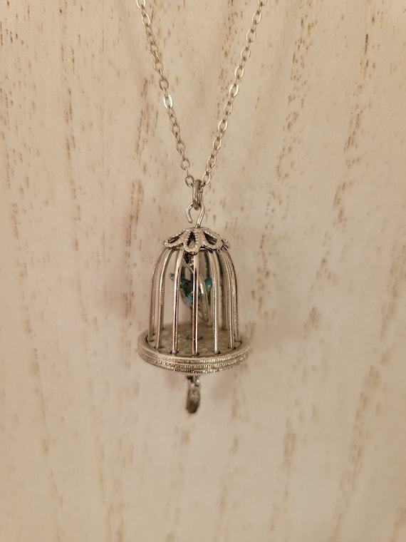 Pagoda Bird Cage Necklace