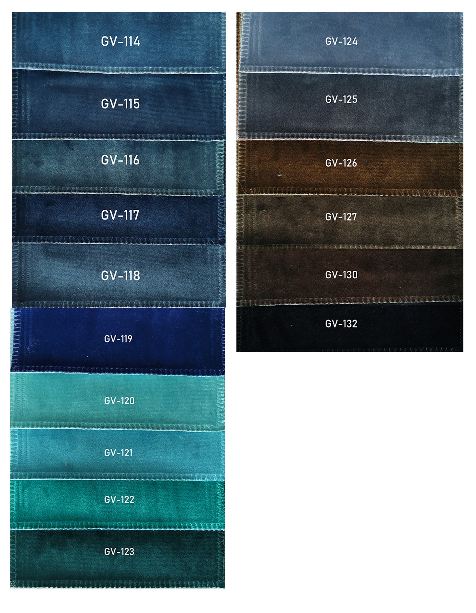 95 Colors Cotton Velvelt Fabric Samples Velvet | Etsy