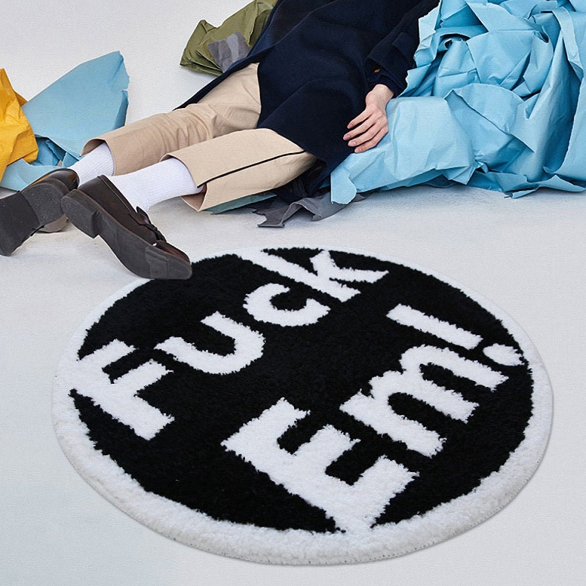 Faul Words Rug Entrance Rug Bedroom Rug Rugs Living Room Etsy