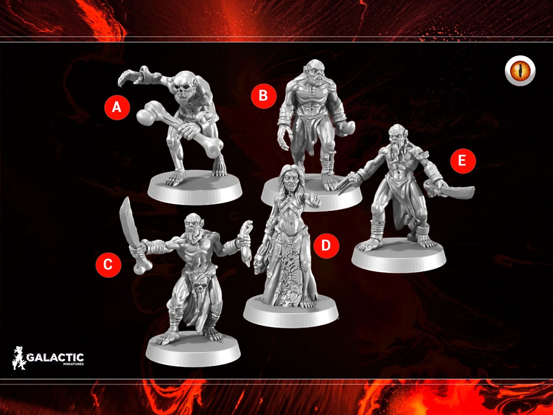 Zombie miniatures Zombie mini Zombie miniature 28mm | Etsy