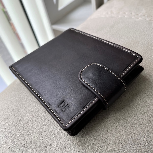 Personalised Wallet Premium Quality Leather Men's Wallet | Gift For Him | Anniversary, Groomsmen, Birthday, Graduation Gift, Gift For Dad