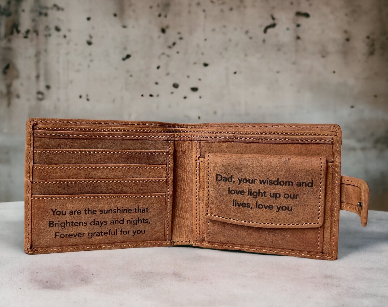 Portafoglio In Pelle Personalizzato: Portafoglio Monogrammato RFID - Italia - Foto 9