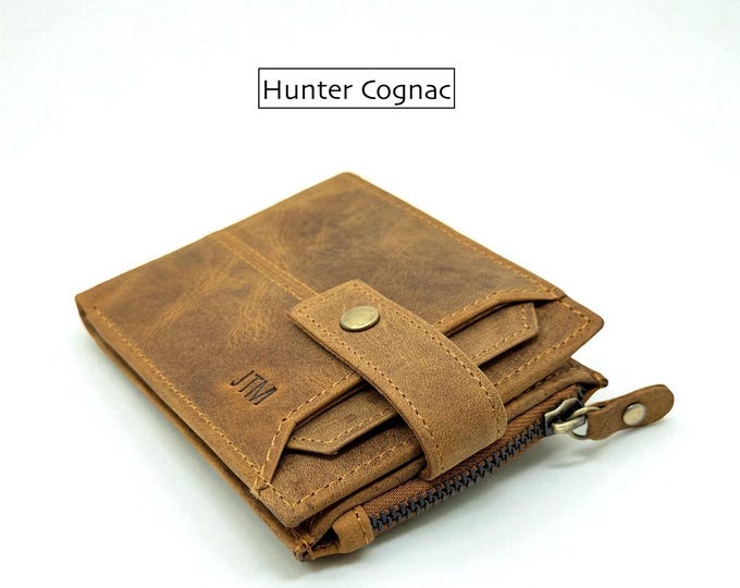 Personalised Gift For Him Custom Engraved Leather Wallet: Handmade RFID Safe Bifold Wallet, Boxed, Bagged Ready to Give