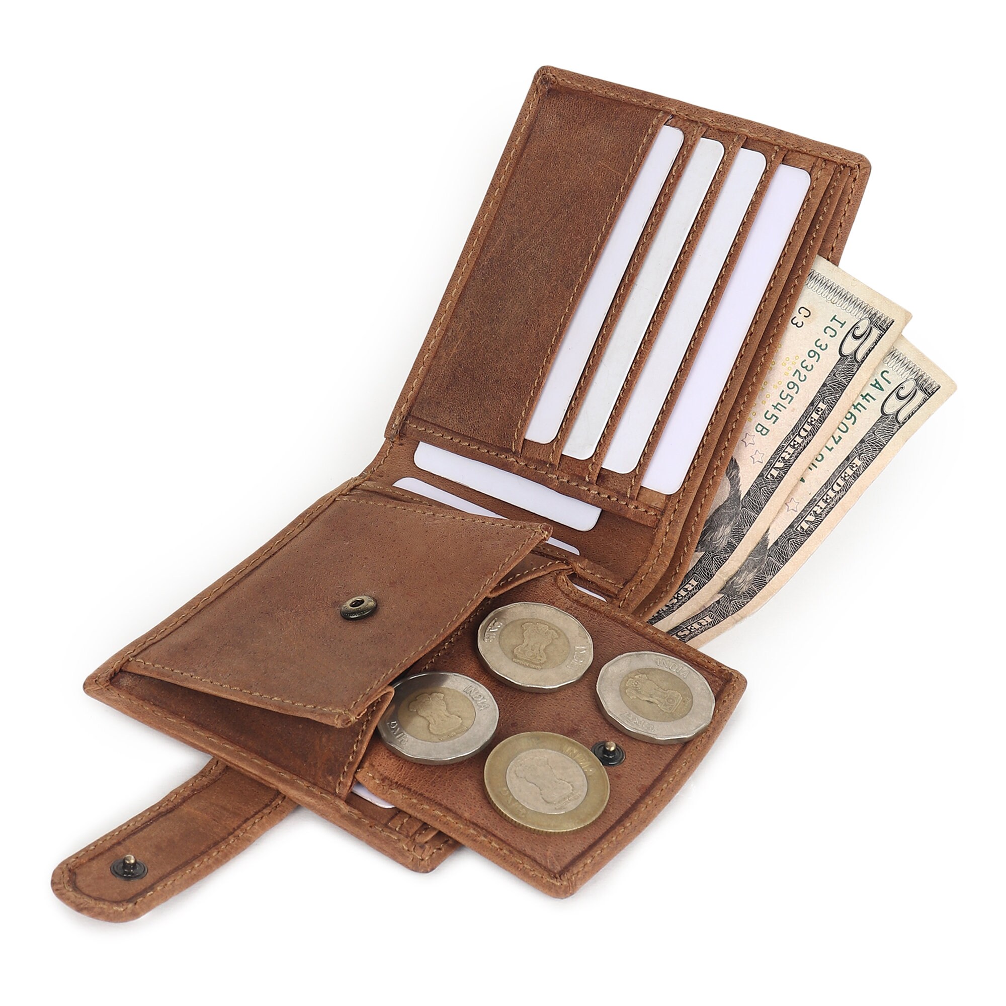 Portafoglio In Pelle Personalizzato: Portafoglio Monogrammato RFID - Italia - Foto 10