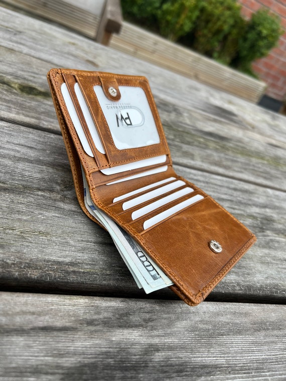 Portafoglio Compatto Personalizzato Per Ragazze – Con Blocco RFID, 6 Slot, Tasche, Colore Rosa. Regalo Di Compleanno Unico Con Iniziali. - 3