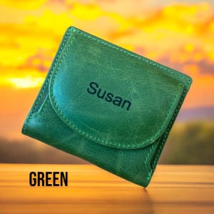 Monedero minimalista / Mini billetera para niñas / Billetera personalizada para ella / Mini billetera / Billetera de diseño inteligente / Regalo de cumpleaños para ella / En caja