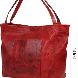 Handgefertigte Umhängetasche für Mädchen, Damen Tasche mit großer Kapazität | Vollnarbenleder Tasche, Allzwecktasche, Geburtstag, Jahrestag, Weihnachtsgeschenk