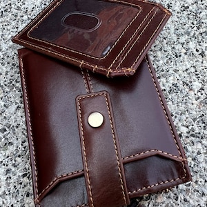 Cartera de cuero de la mejor calidad / Cartera de cuero de alta calidad hecha a mano para hombres y mujeres / Regalo de Navidad perfecto / Regalo del día del padre personalizado