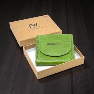 Minimalist Leather Coin Purse Mini Wallet, RFID Custom Engraved, The Most Practical Coin Wallet