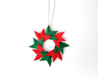 Christmas wreath, Floral Wreath, Origami flower Wreaths, Wreaths & door hangers