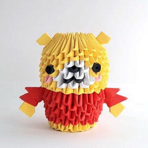 Origami Bear ornaments, Bear Gifts, Birthday gifts for kids, Party Decorations, Paper Origami ornaments