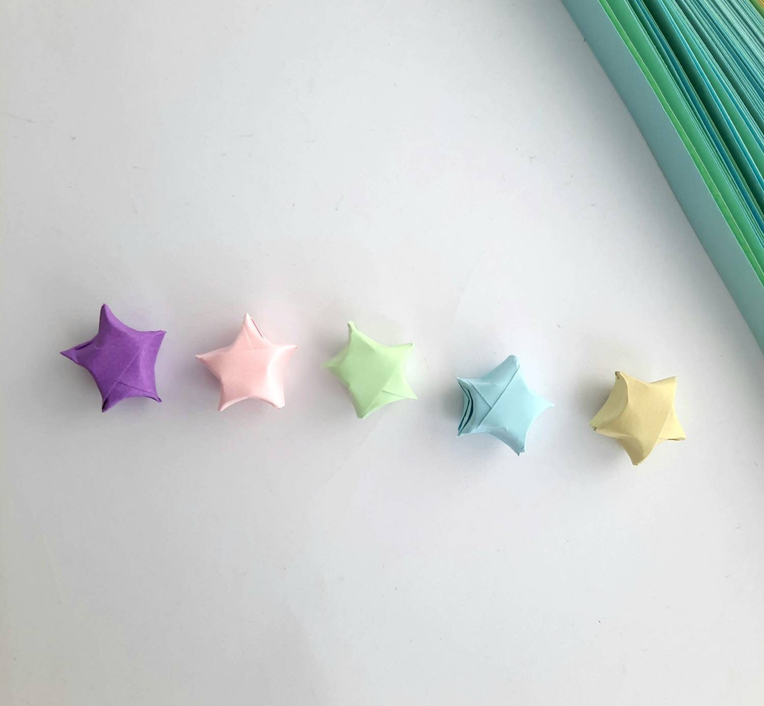 Origami Star Paper Strips Fold Lucky Star Paper Diy Homemade - Temu  Republic of Korea