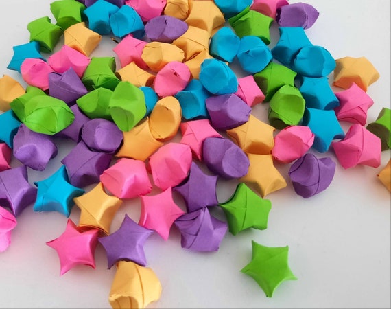 Pastel Origami Paper Stars 100, 200, 300 Pcs, Lucky Star Origami