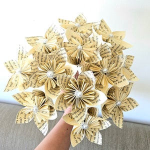 Personalized paper flowers bouquet, Valentine’s Day, you be my bridesmaid, Handmade origami flowers, Anniversary gifts, Custom message