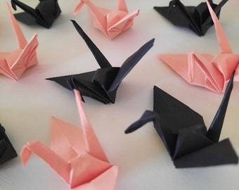 Handmade Origami Paper Crane Set, Wedding Party Decor