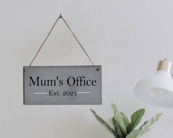 Mum's Office Sign, Mums Office Do Not Disturb, Working from Home, Lockdown Office, Office Door Sign, Home Office Sign