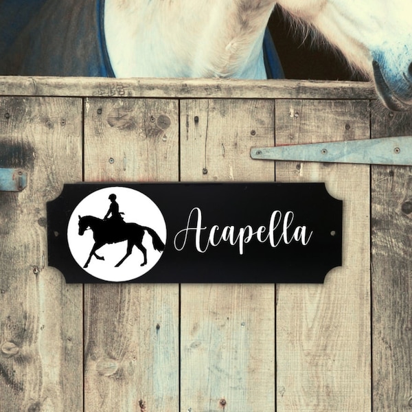 Personalised Stable Sign, Stable Door Sign, Stable Name Plaque, Name Plaque. Choice of 8 font colours!