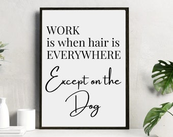 Fotos de peluquería canina, láminas de peluquero canino con cita, arte mural, póster de peluquería canina, decoración de salón canino, imágenes de peluquería canina