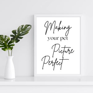 Dog Grooming Salon Decor, Wall Art Decor, Dog Parlour Signs, Dog Groomer Definition, Dog Grooming Signs, Font Variation 2